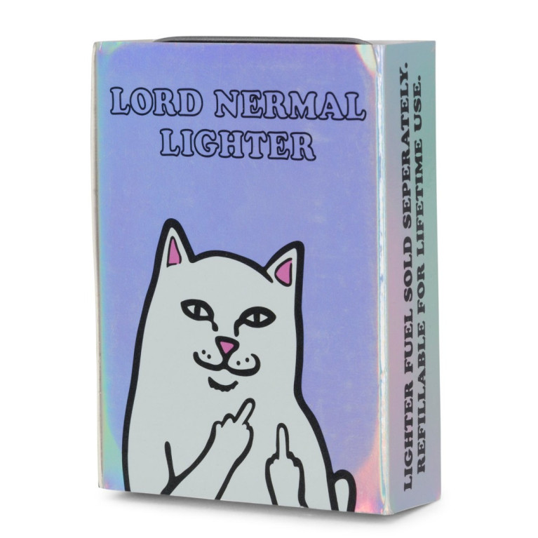 Зажигалка Ripndip Lord Nermal Lighter Silver