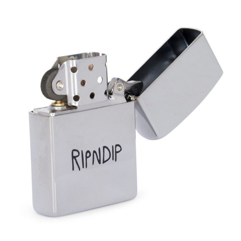 Зажигалка Ripndip Lord Nermal Lighter Silver