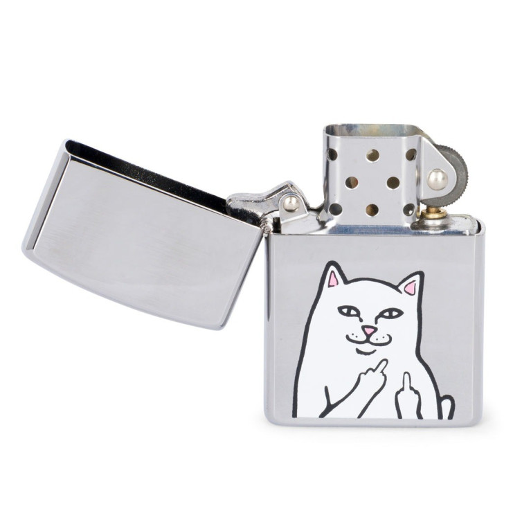 Зажигалка Ripndip Lord Nermal Lighter Silver