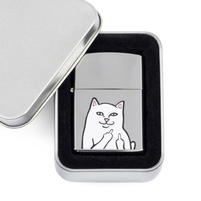 Зажигалка Ripndip Lord Nermal Lighter Silver