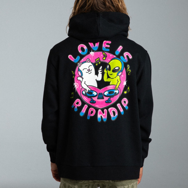 Толстовка RIPNDIP Love Is Ripndip Hoodie Black