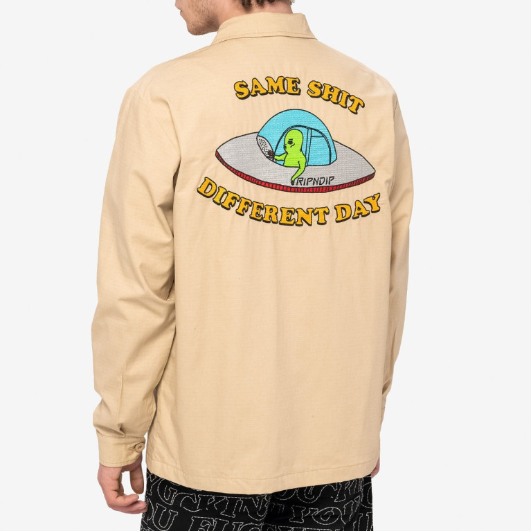 Куртка Ripndip Same Shit Different Day Chain Stitched Military Jacket Khaki