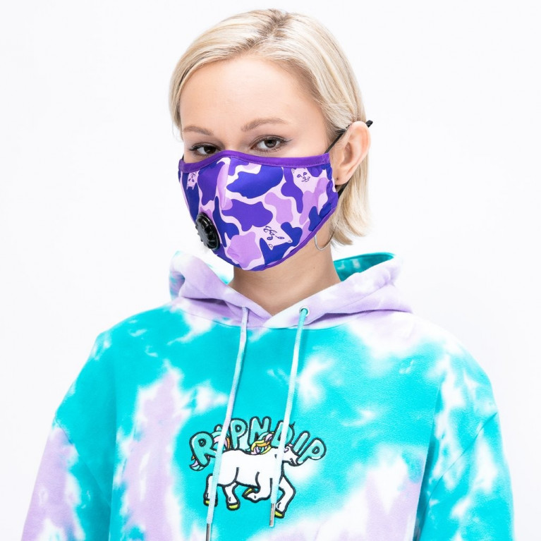 Маска Ripndip Purple Camo Ventilator Mask