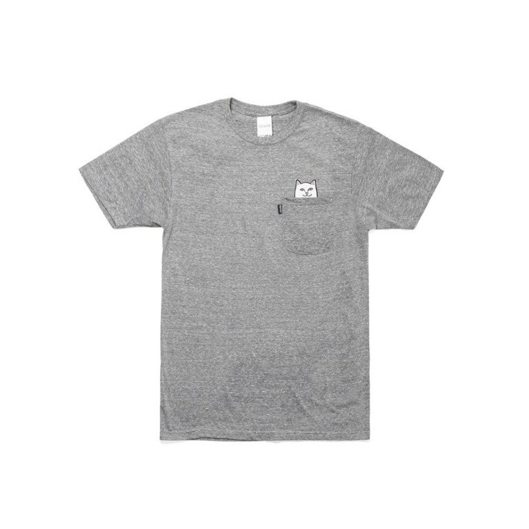 Футболка Ripndip Lord Nermal Pocket Tee Heather Grey