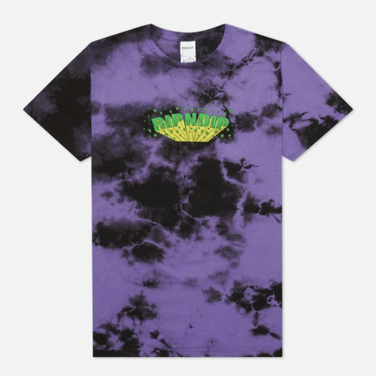 Футболка Ripndip Nebula Tee Purple/Black Dye