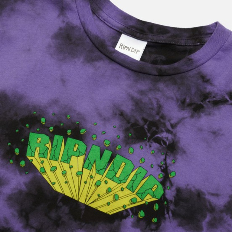 Футболка Ripndip Nebula Tee Purple/Black Dye
