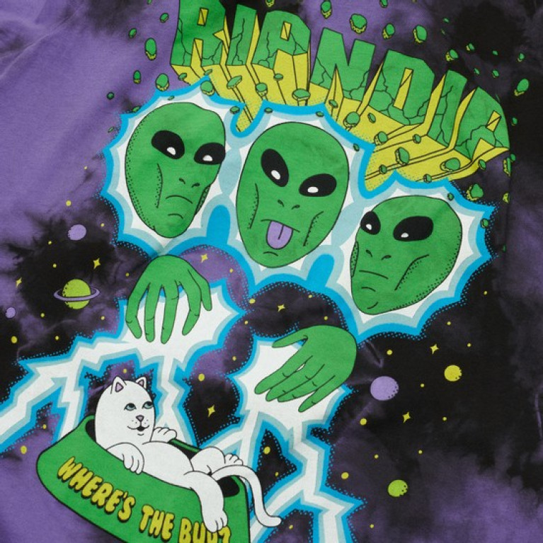 Футболка Ripndip Nebula Tee Purple/Black Dye