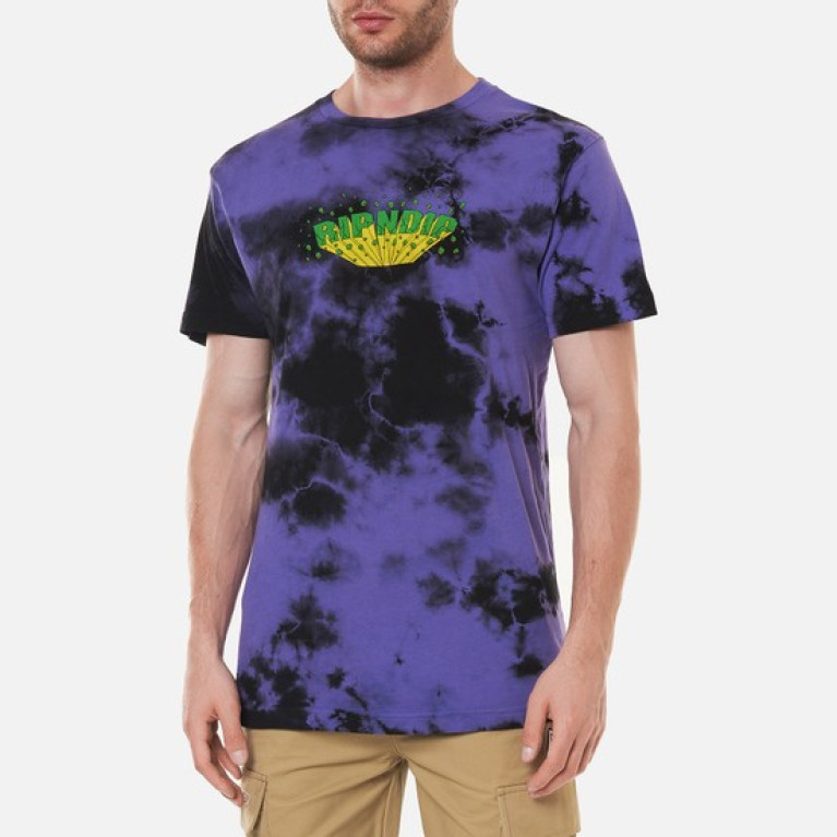 Футболка Ripndip Nebula Tee Purple/Black Dye