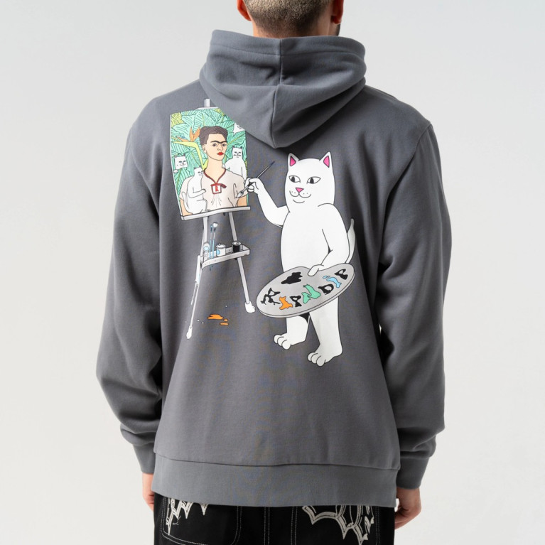 Толстовка Ripndip ART CLUB HOODIE CHARCOAL