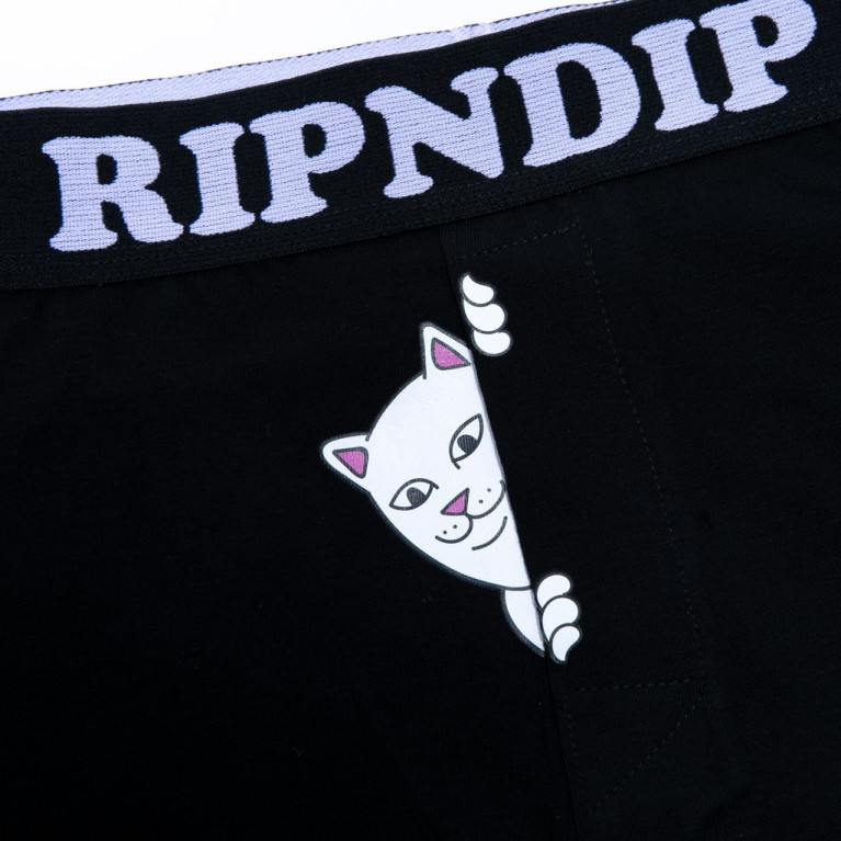 Трусы Ripndip Peek A Nermal Boxers Black 