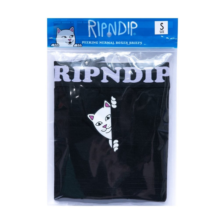 Трусы Ripndip Peek A Nermal Boxers Black 