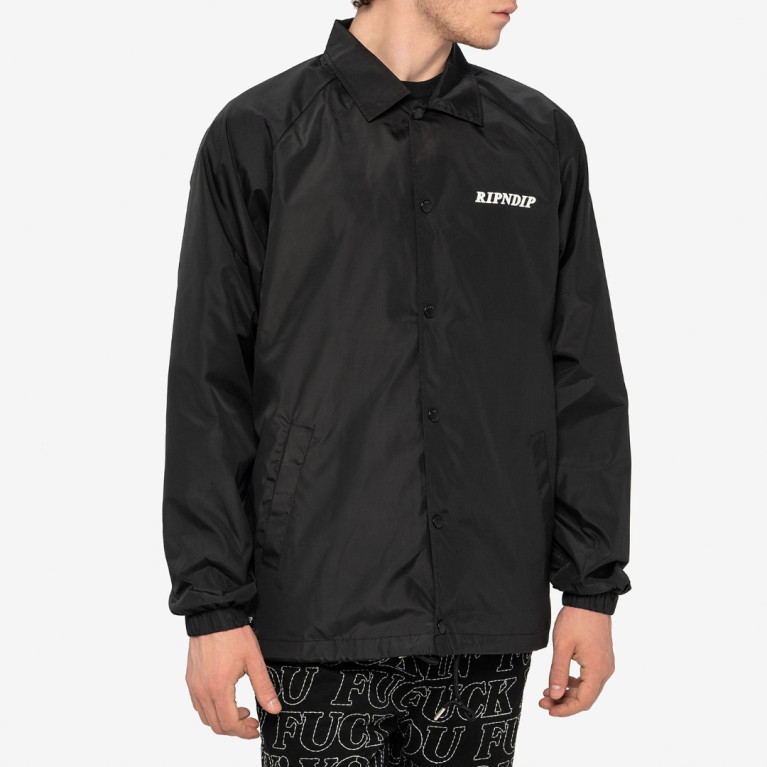 Куртка Ripndip Fuckin Fuck Coaches Jacket Black