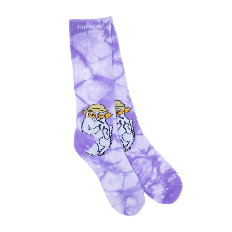 Носки Ripndip Nermal S Thompson Socks Lavender Lightning Wash