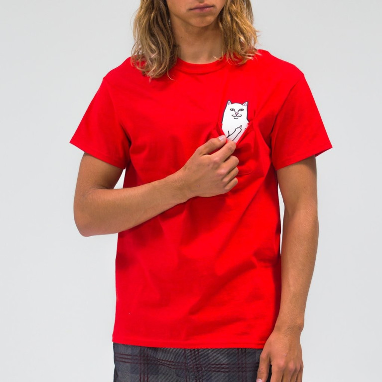 Футболка Ripndip Lord Nermal Pocket Tee Red