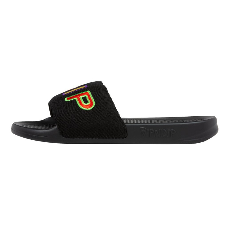 Тапочки Ripndip Prisma Corduroy Slides Black
