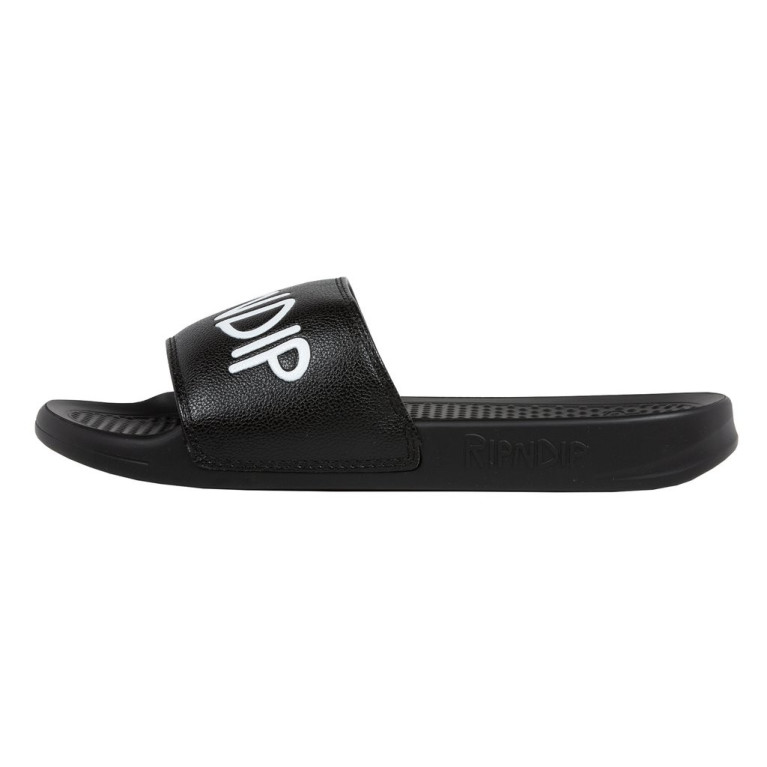 Тапочки Ripndip Simple Logo Slides Black
