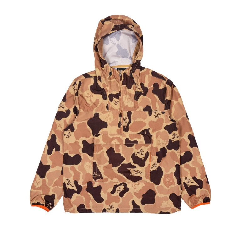 Анорак Ripndip Nermcamo Fanorak Packable Anorak Desert Nerm Camo