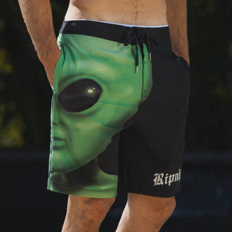 Шорты Ripndip We Come In Peace Swim Shorts Black