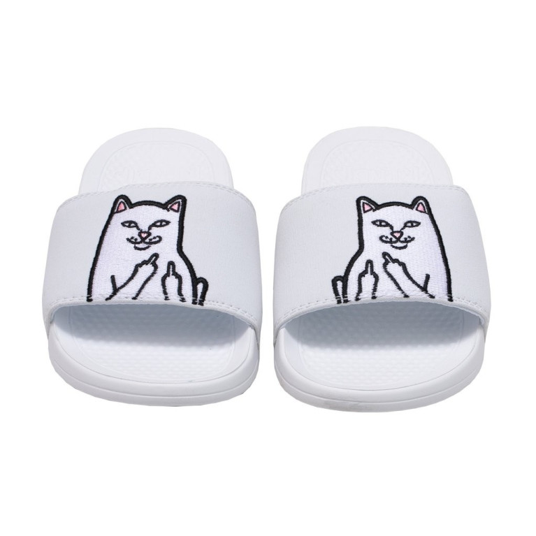 Тапочки Ripndip Lord Nermal Slides UV Activated Blue / Fuschia