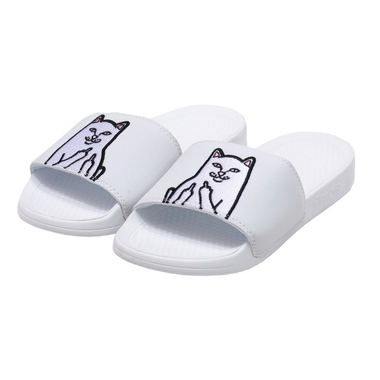 Тапочки Ripndip Lord Nermal Slides UV Activated Blue / Fuschia