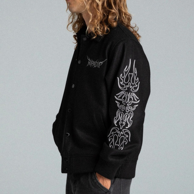 Куртка RIPNDIP VOLT VARSITY JACKET (BLACK)