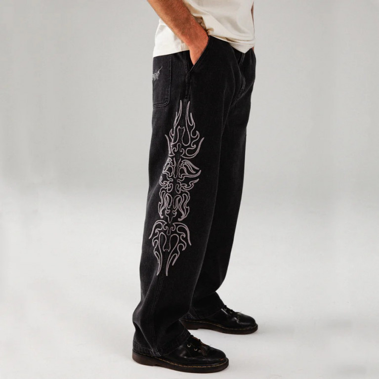 Штаны RIPNDIP Volt Denim Pants (Black)
