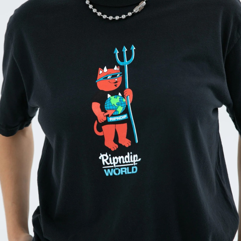 Футболка Ripndip Devilnerm World Tee Vintage Black