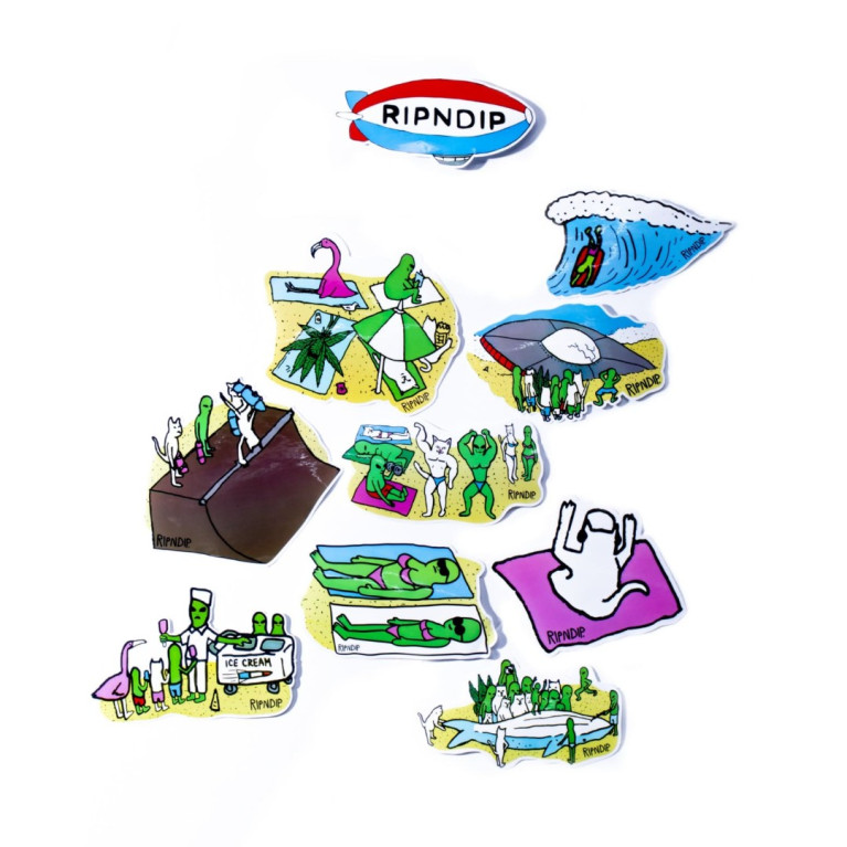 Стикеры Ripndip Roswell Beach Sticker Pack Multi
