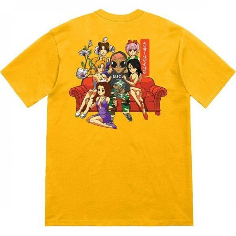Футболка Succ Lil Animayo T-Shirt Mustard 