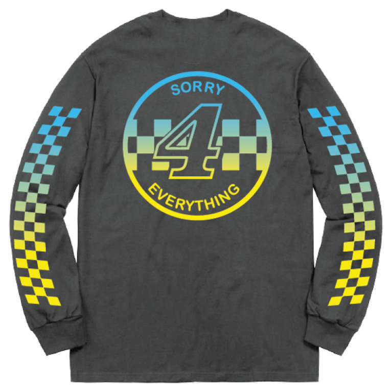 Лонгслив Succ Sorry For Everything Long Sleeve Washed Black