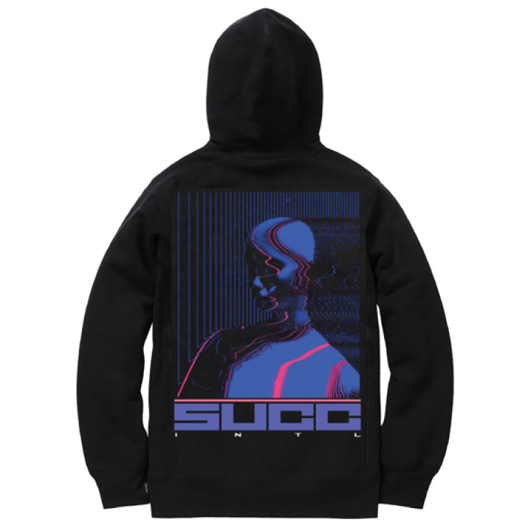 Толстовка Succ Vapor Wave Hoodie Black