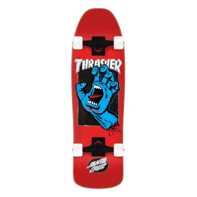 Круизер SANTA CRUZ x THRASHER SCREAMING HAND 9.35IN X 31.7IN SHAPED CRUZER