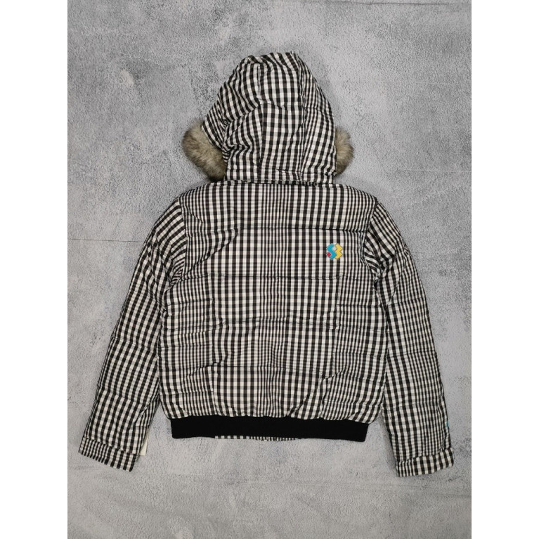Куртка женская сноубордическая SPECIAL BLEND WMS JKT C1 FLUFF BLACKOUT GINGHAM