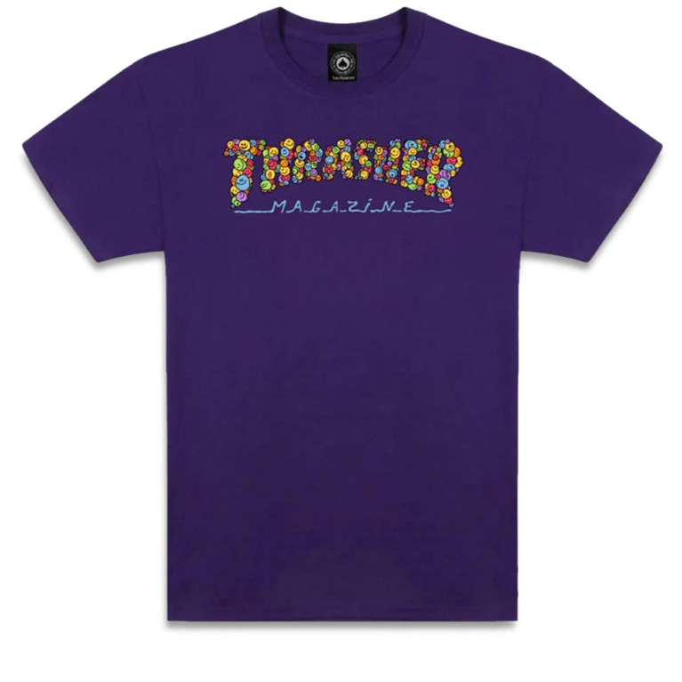 Футболка THRASHER SMILE BY SPANKY PURPLE
