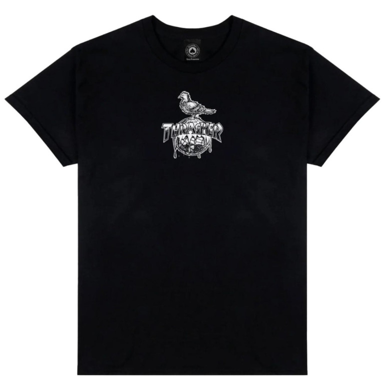 Футболка Thrasher Cover The Earth T-Shirt Black