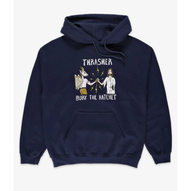 Толстовка THRASHER THR X TOY MACHINE B.T.H. NAVY
