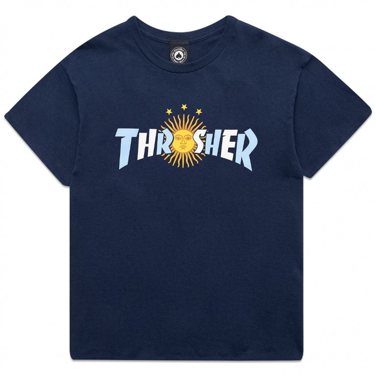 Футболка Thrasher Argentina Estrella T-Shirt NAVY