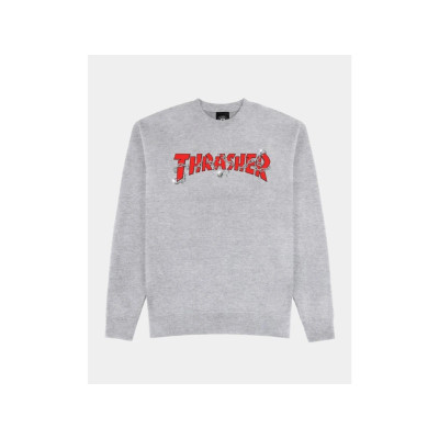 Кофта THRASHER CHAINS BY DANIEL SHEPARD SPORT GREY