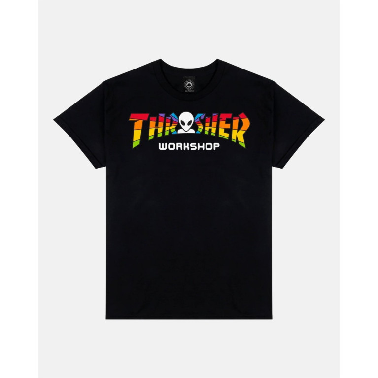 Футболка Thrasher X AWS - Spectrum Black