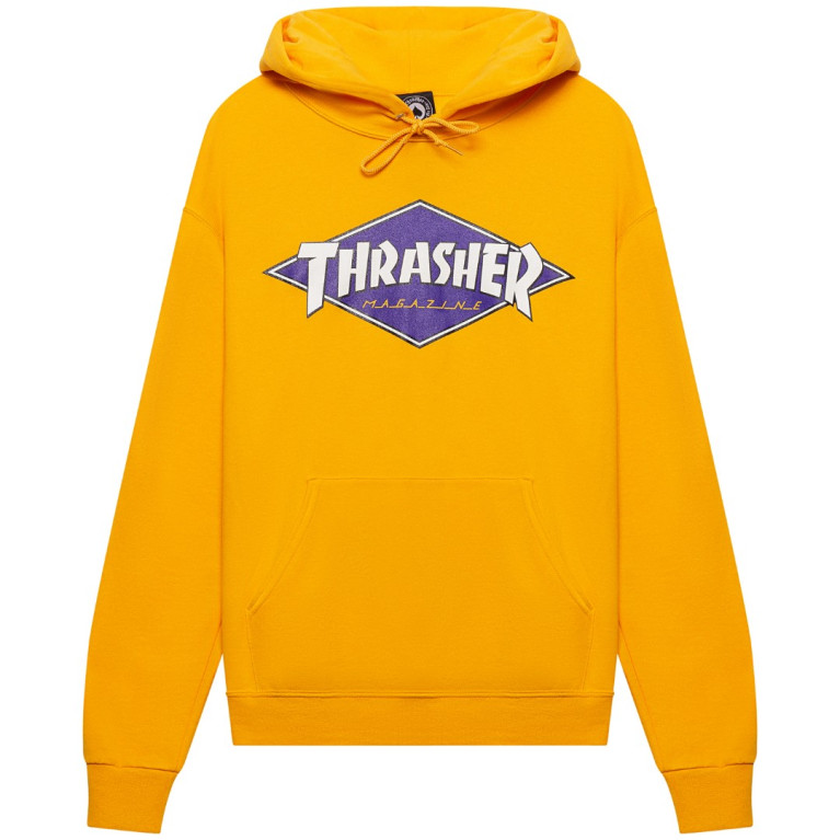 Толстовка Thrasher Diamond Logo Hoodie Gold