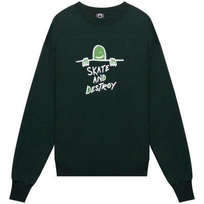 Кофта Thrasher Gonz SAD Logo Crewneck Forest Green
