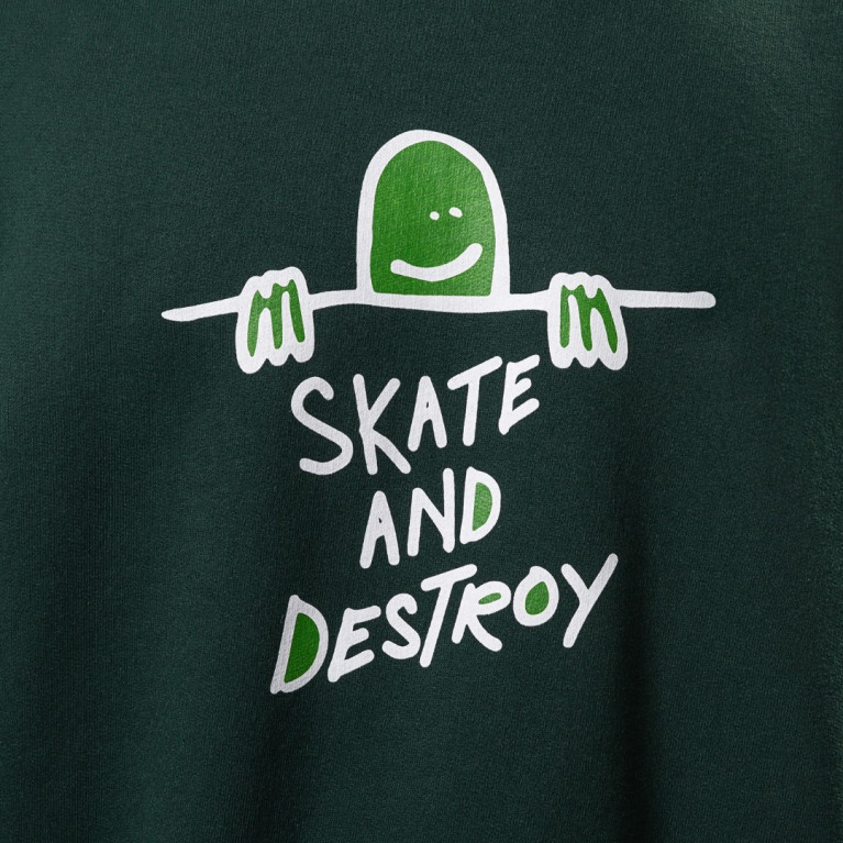 Кофта Thrasher Gonz SAD Logo Crewneck Forest Green