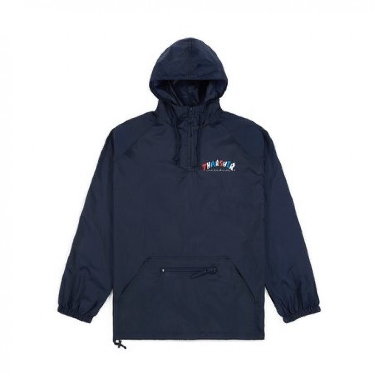 Анорак Thrasher Knock Off Pullover Anorak Navy Blue  