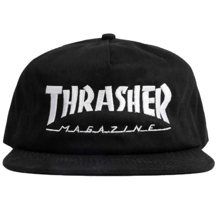 Кепка Thrasher Mag Logo Snapback Black/White