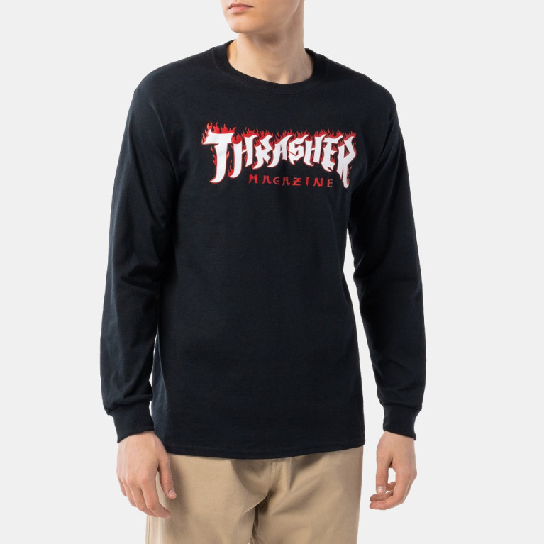 Лонгслив Thrasher Possessed Logo L/S Black