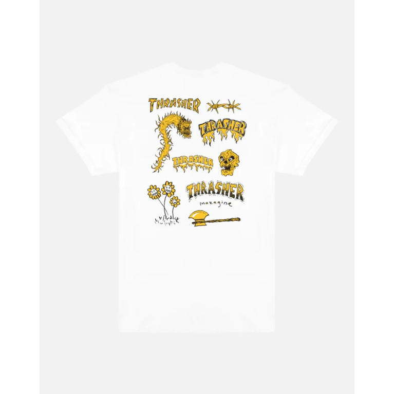 Футболка Thrasher Barbarian White