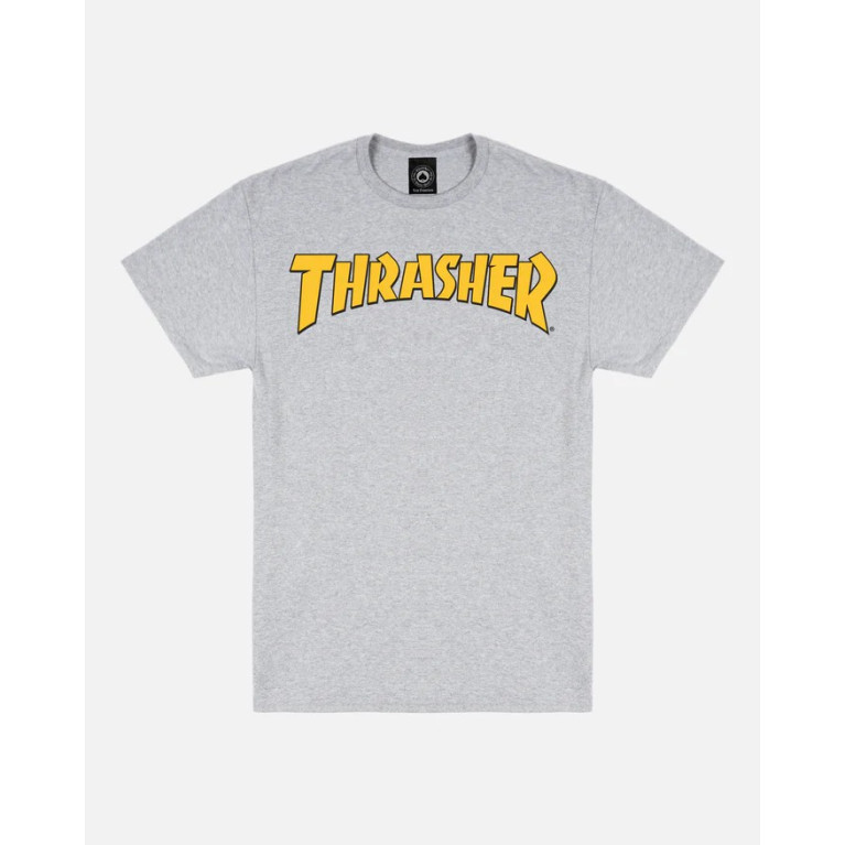 Футболка Thrasher COVER LOGO T-SHIRT ASH GREY
