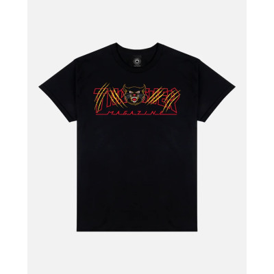Футболка Thrasher GATO T-SHIRT BLACK
