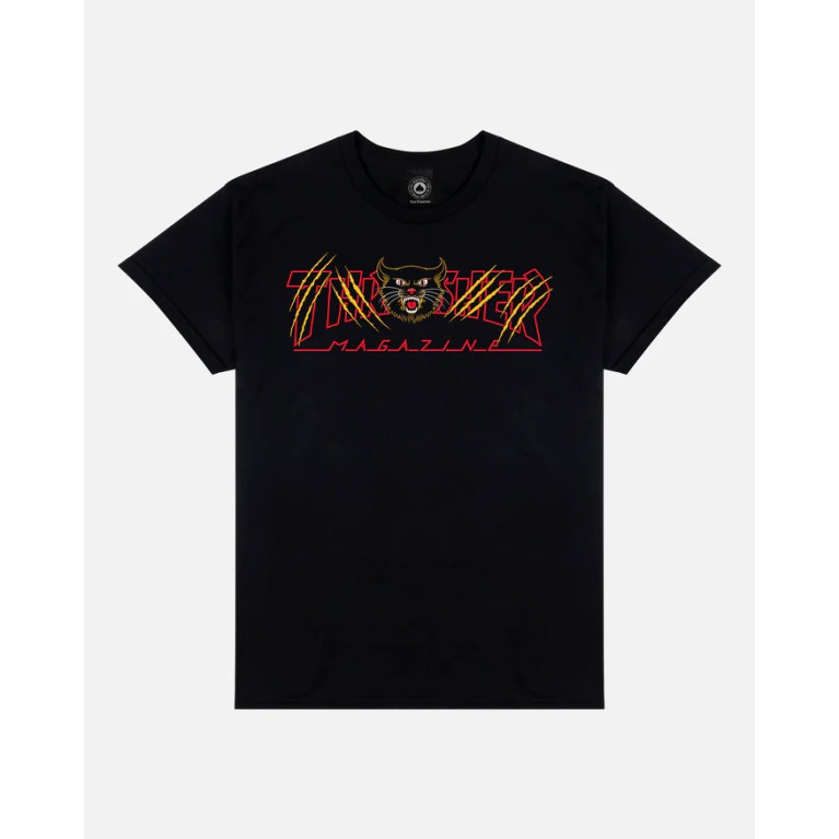 Футболка Thrasher GATO T-SHIRT BLACK