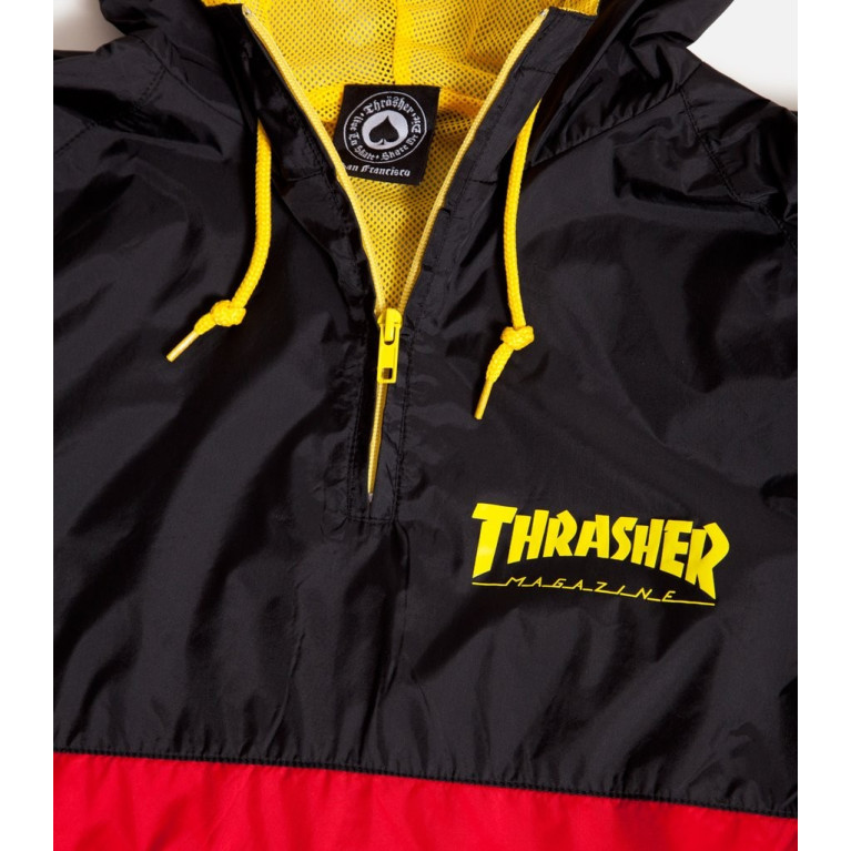Анорак Thrasher Mag Logo Anorak Black/Red